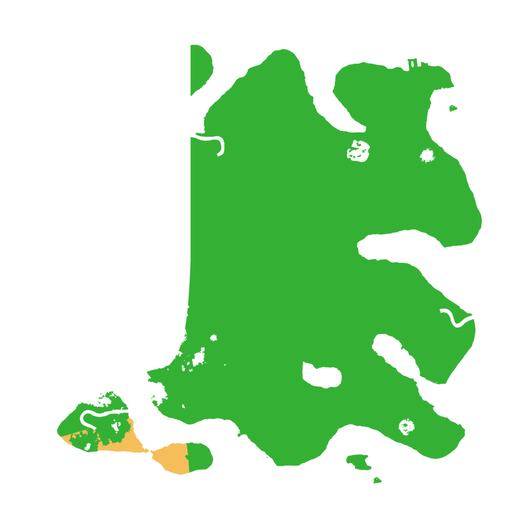 Biome Rust Map: Procedural Map, Size: 3500, Seed: 1896202249