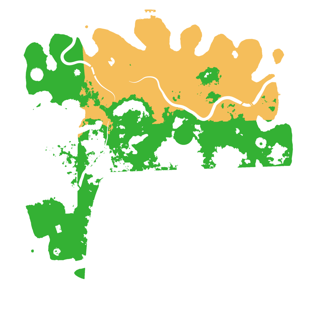 Biome Rust Map: Procedural Map, Size: 4300, Seed: 1238057796
