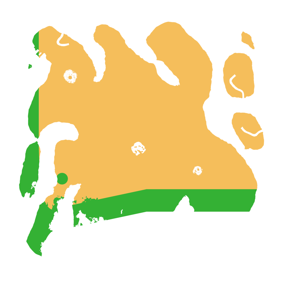 Biome Rust Map: Procedural Map, Size: 3350, Seed: 45147845