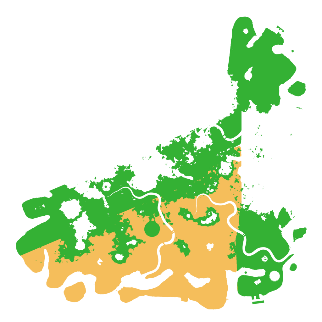 Biome Rust Map: Procedural Map, Size: 5500, Seed: 9035768