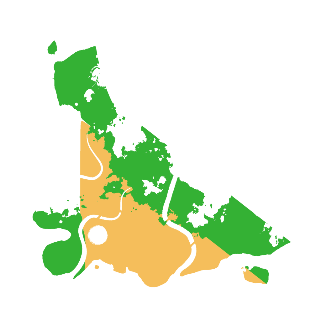 Biome Rust Map: Procedural Map, Size: 3000, Seed: 422730521