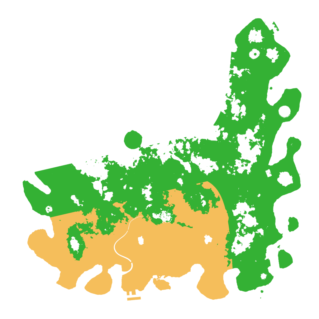 Biome Rust Map: Procedural Map, Size: 4750, Seed: 9264