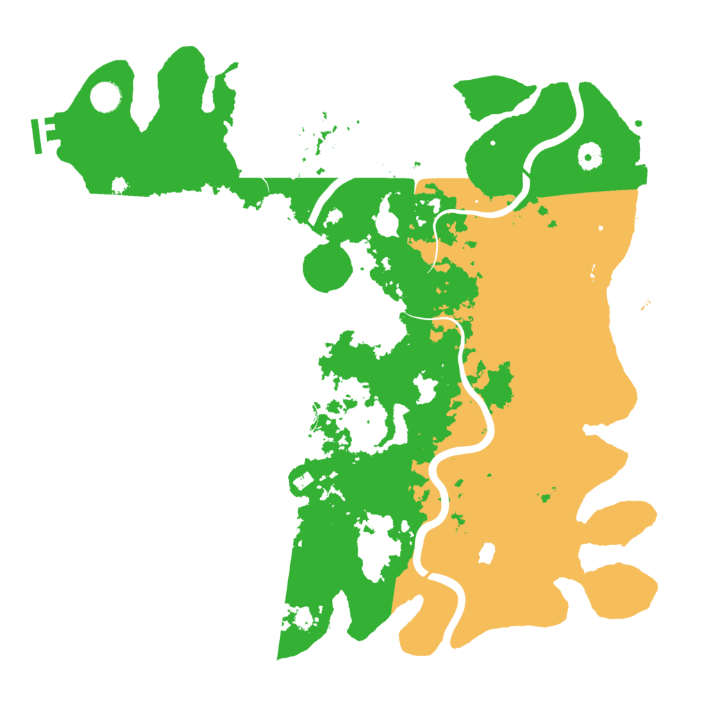 Biome Rust Map: Procedural Map, Size: 4096, Seed: 101207
