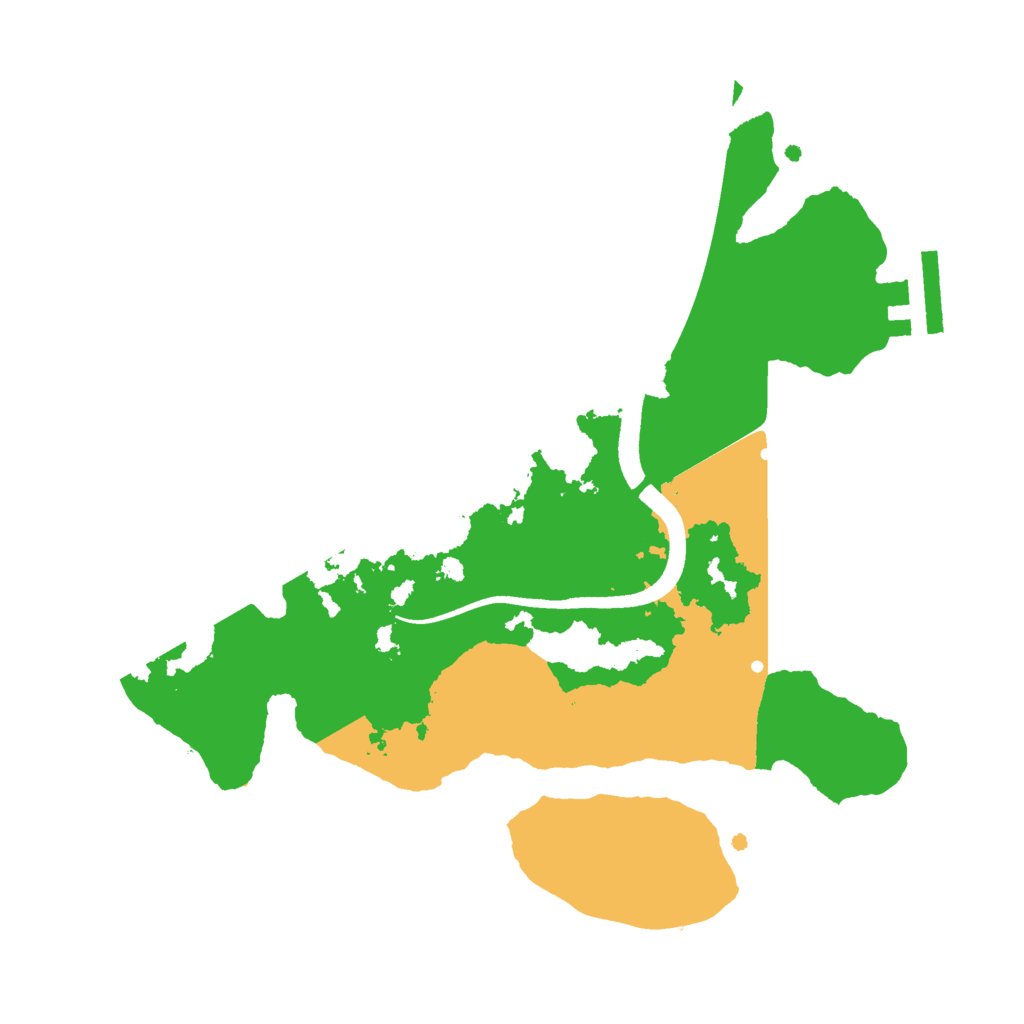 Biome Rust Map: Procedural Map, Size: 2500, Seed: 38765