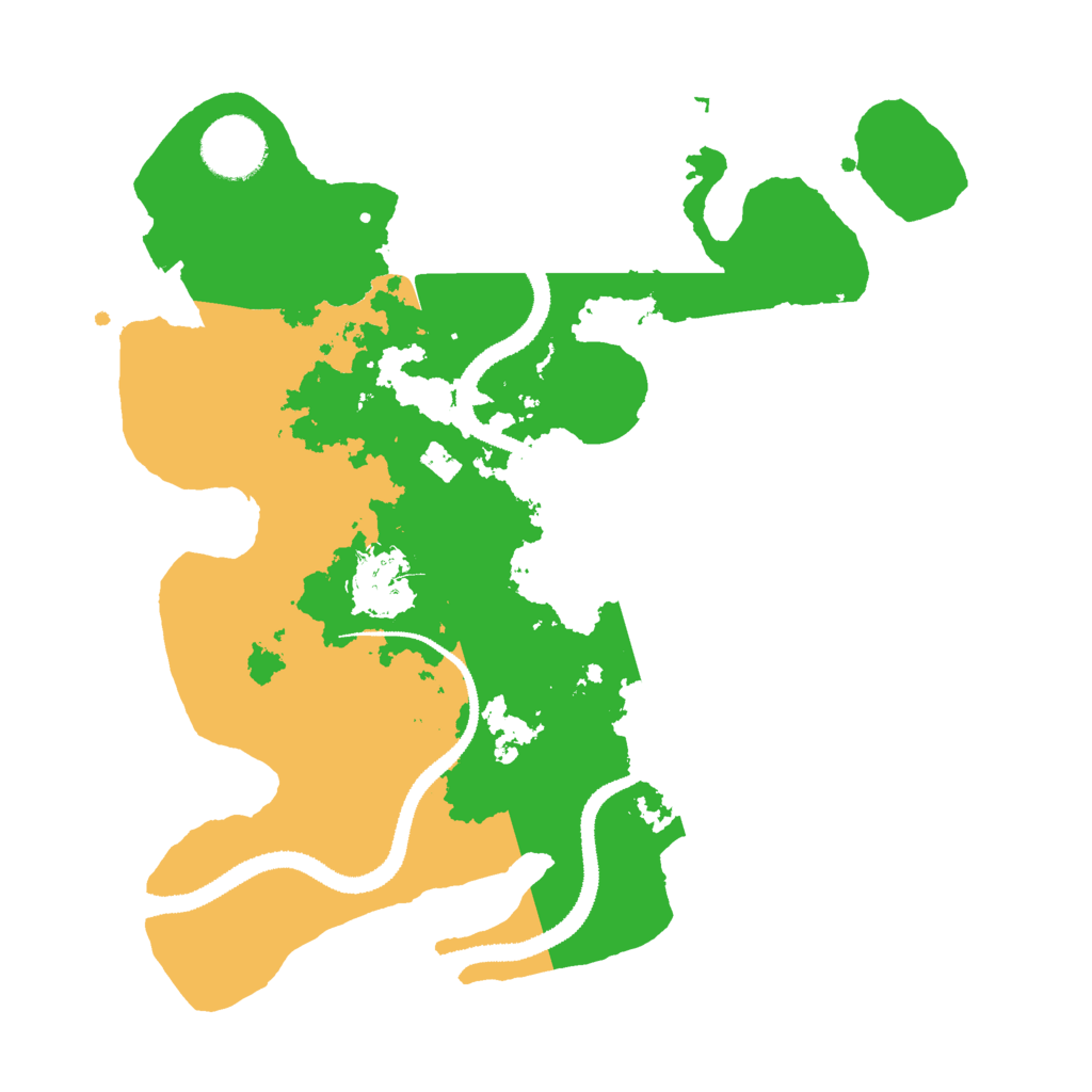 Biome Rust Map: Procedural Map, Size: 3000, Seed: 1775037414