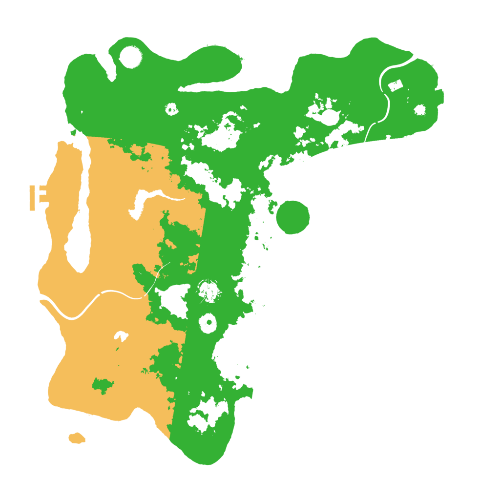 Biome Rust Map: Procedural Map, Size: 4000, Seed: 3300