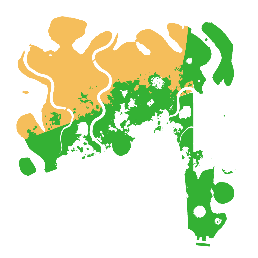 Biome Rust Map: Procedural Map, Size: 3800, Seed: 47623