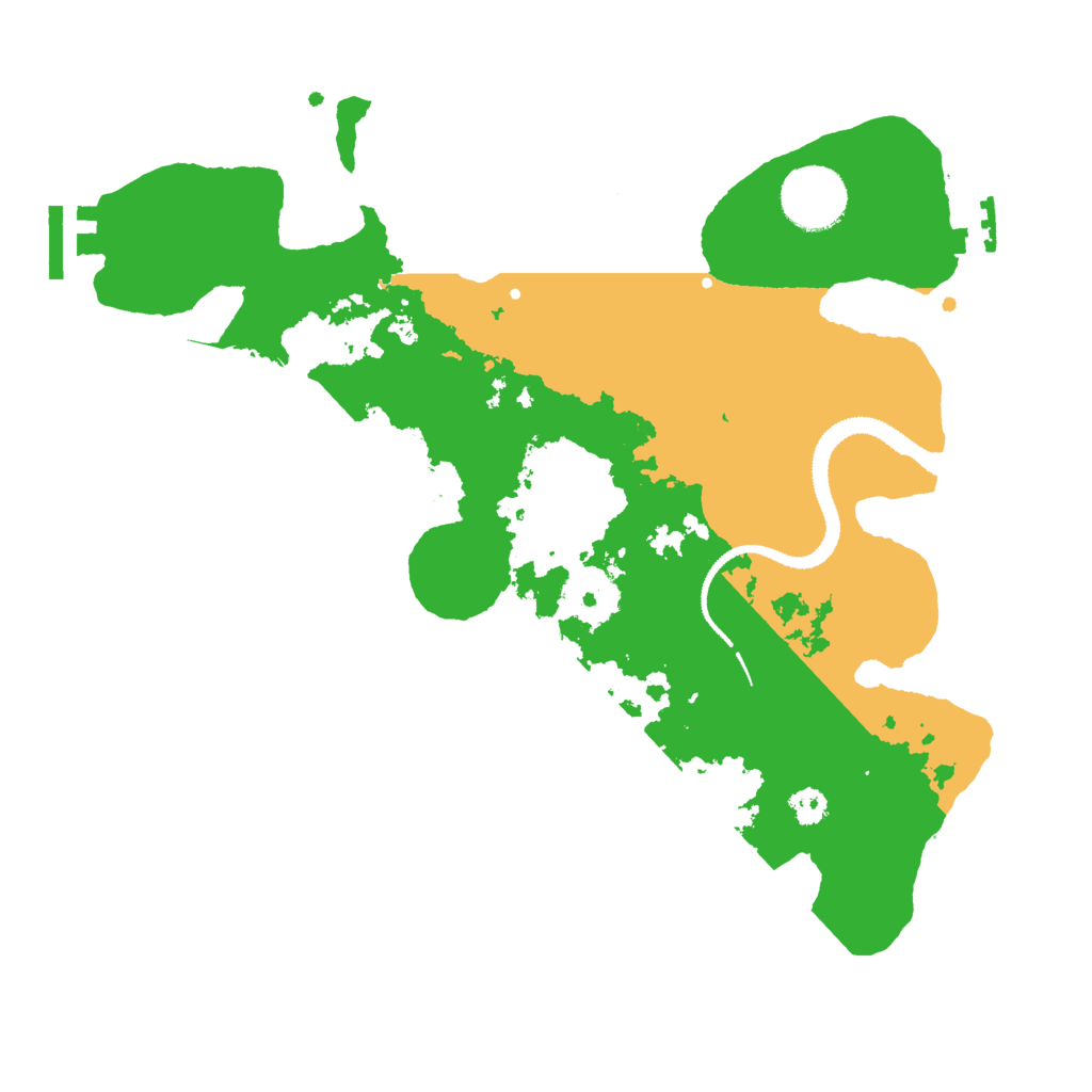 Biome Rust Map: Procedural Map, Size: 3000, Seed: 1798203548