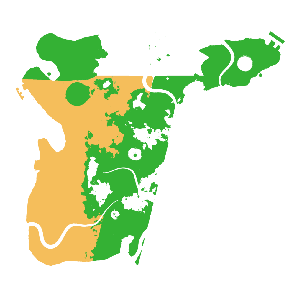 Biome Rust Map: Procedural Map, Size: 3500, Seed: 1049371609