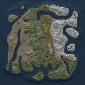 Thumbnail Rust Map: Procedural Map, Size: 4250, Seed: 29960, 15 Monuments