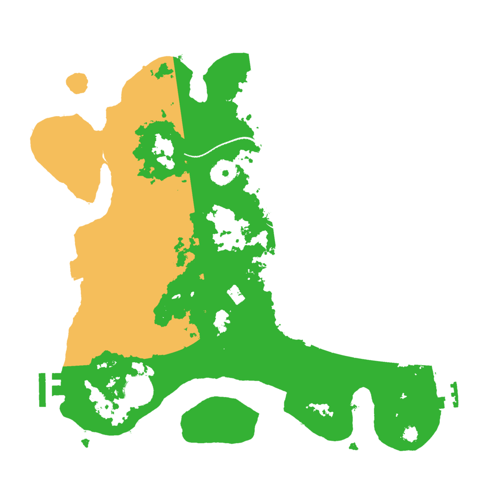 Biome Rust Map: Procedural Map, Size: 3000, Seed: 2320732