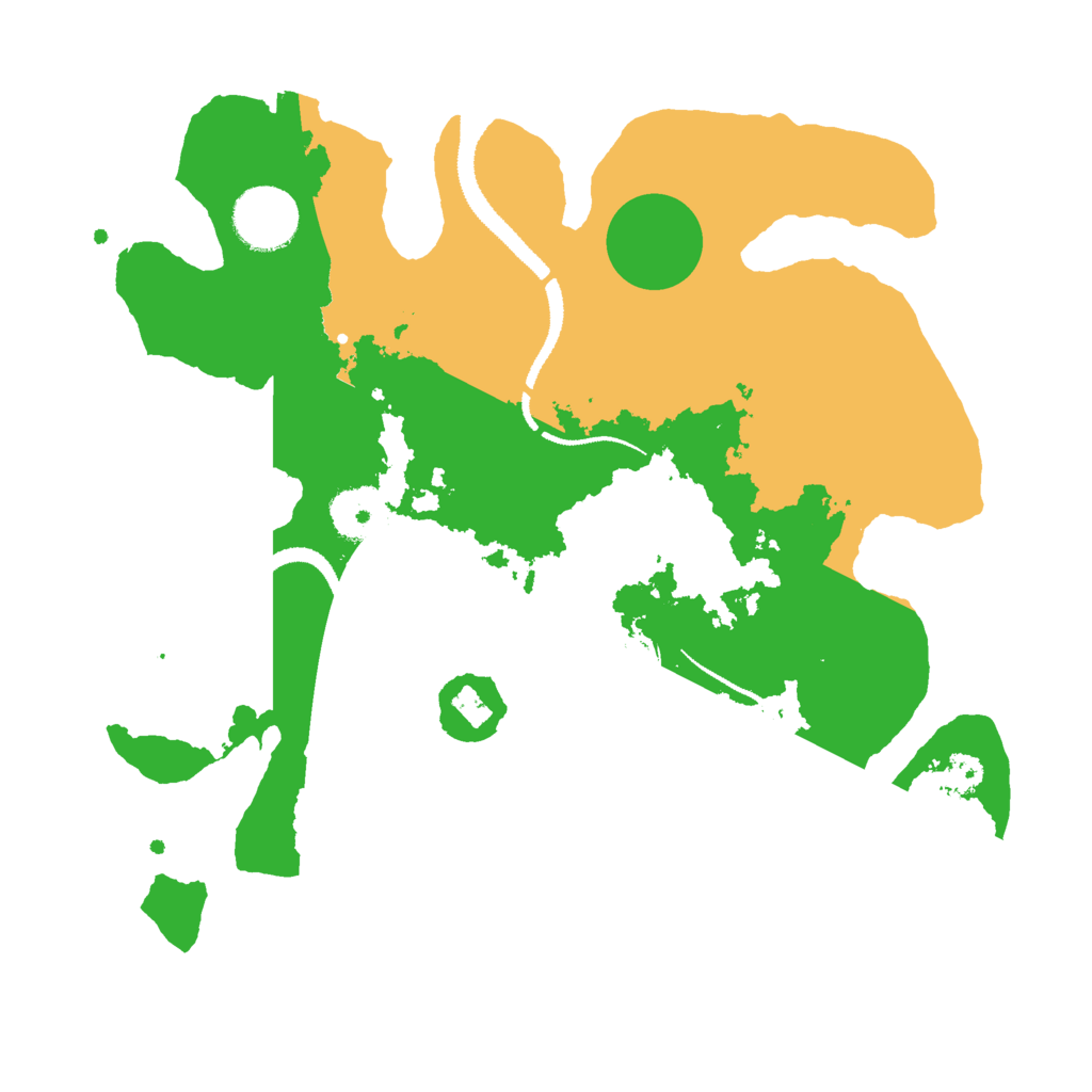 Biome Rust Map: Procedural Map, Size: 3000, Seed: 1269512119