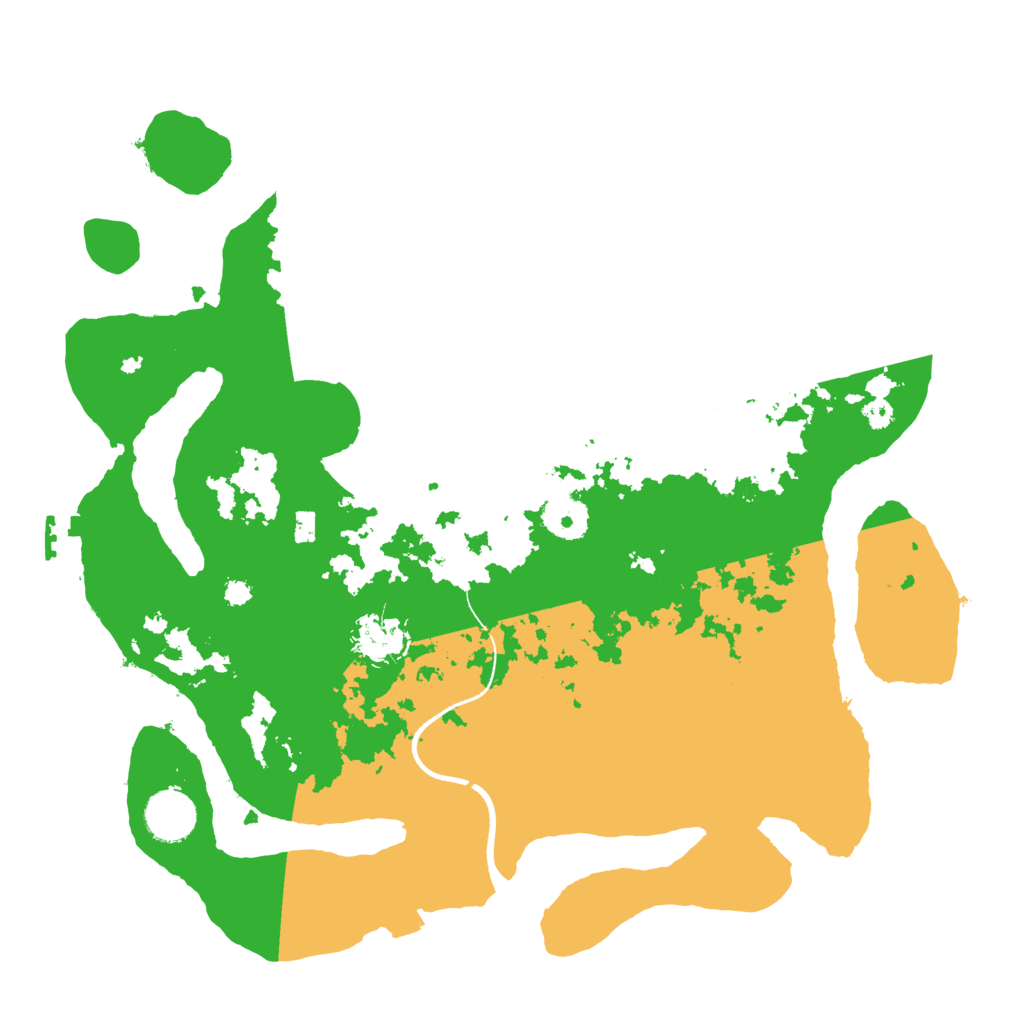 Biome Rust Map: Procedural Map, Size: 3500, Seed: 93712