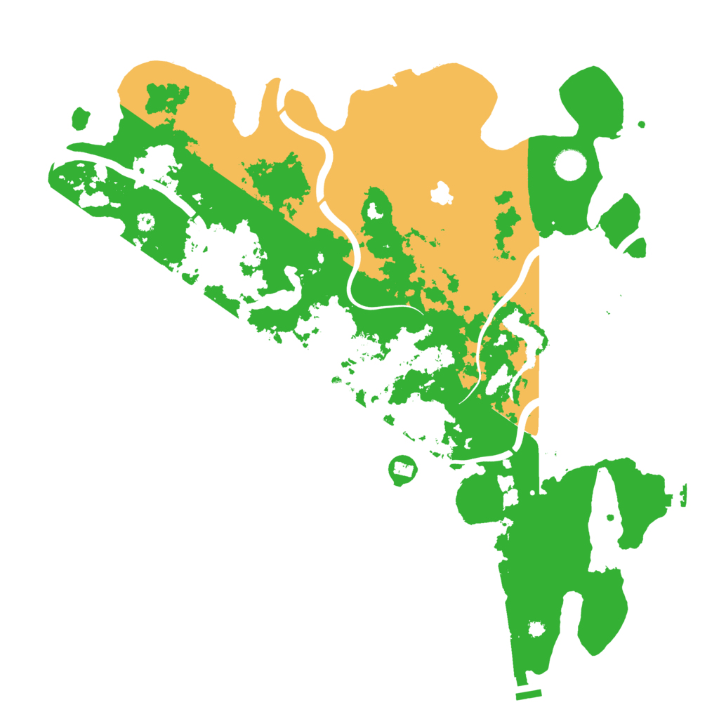 Biome Rust Map: Procedural Map, Size: 4050, Seed: 1042359326