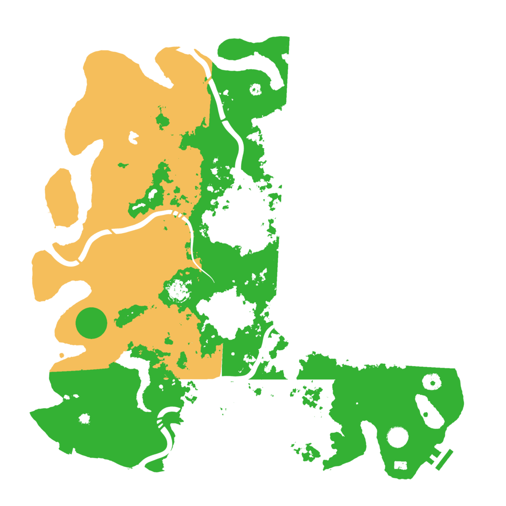 Biome Rust Map: Procedural Map, Size: 4250, Seed: 26410