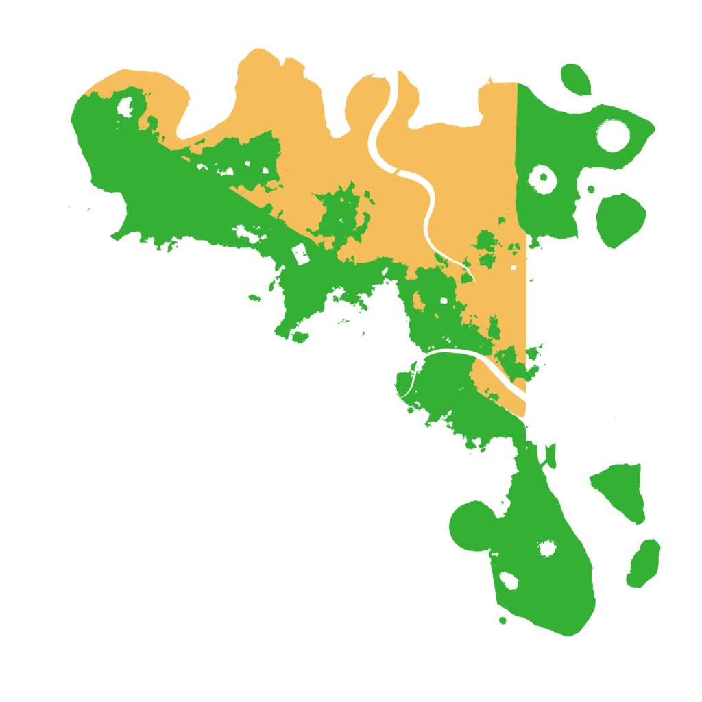 Biome Rust Map: Procedural Map, Size: 3800, Seed: 4803