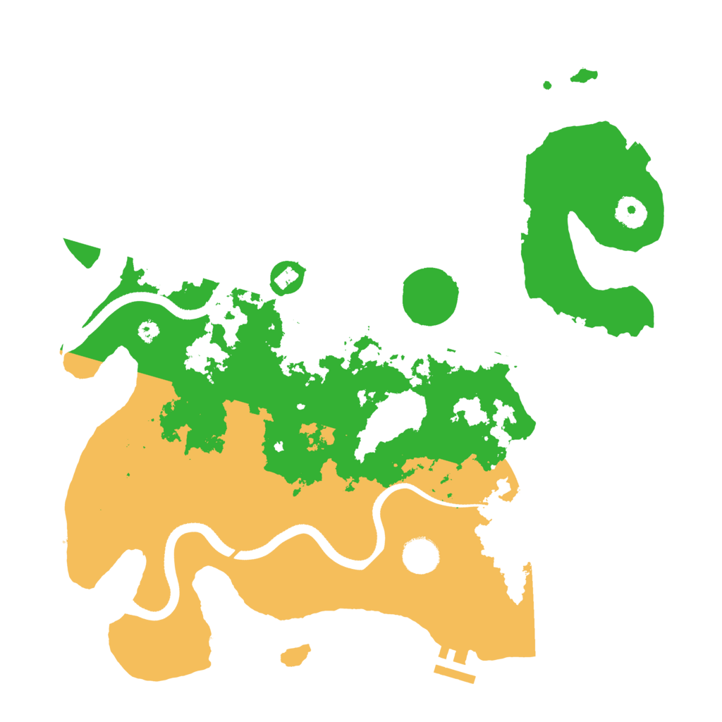 Biome Rust Map: Procedural Map, Size: 3500, Seed: 1023735896