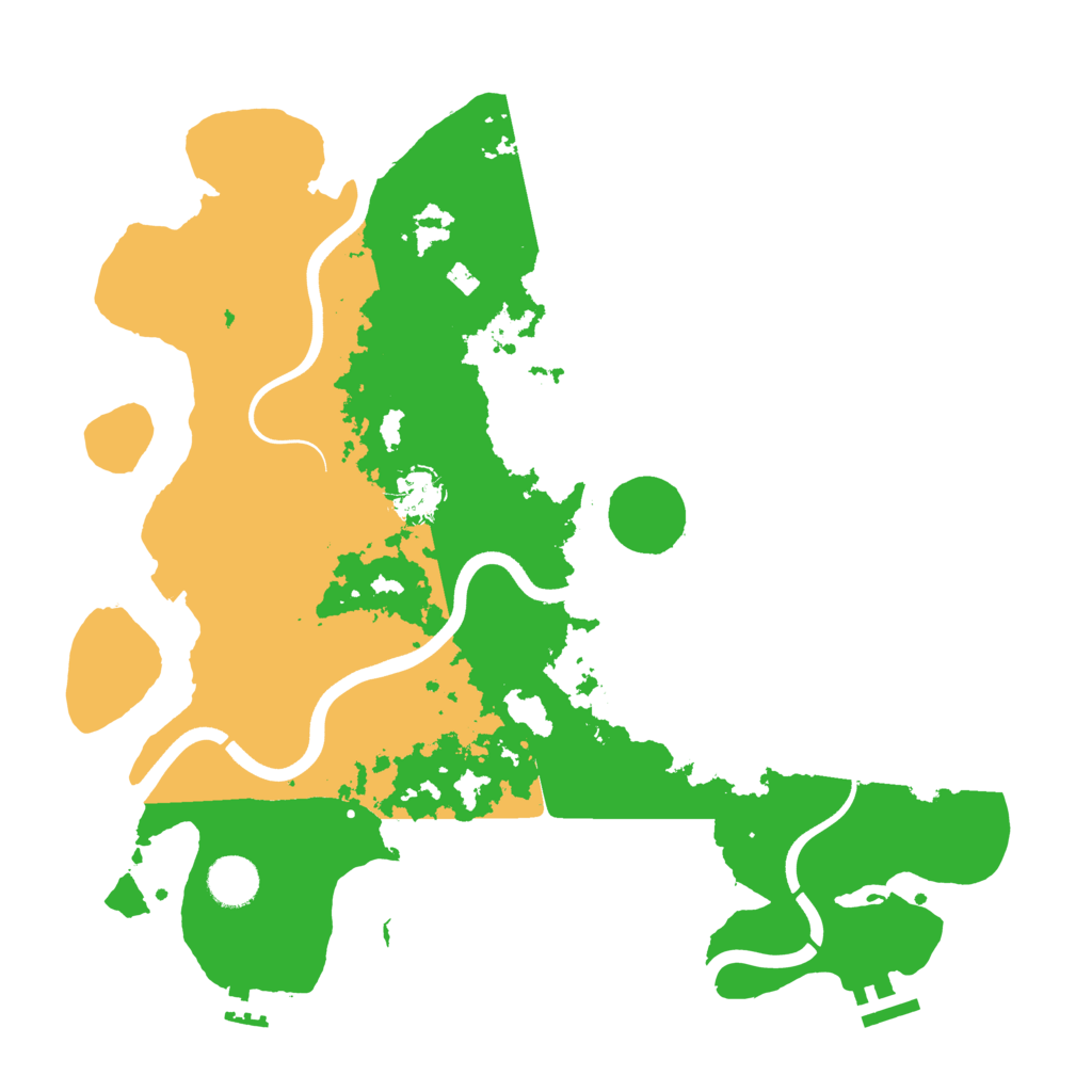 Biome Rust Map: Procedural Map, Size: 3750, Seed: 1104742