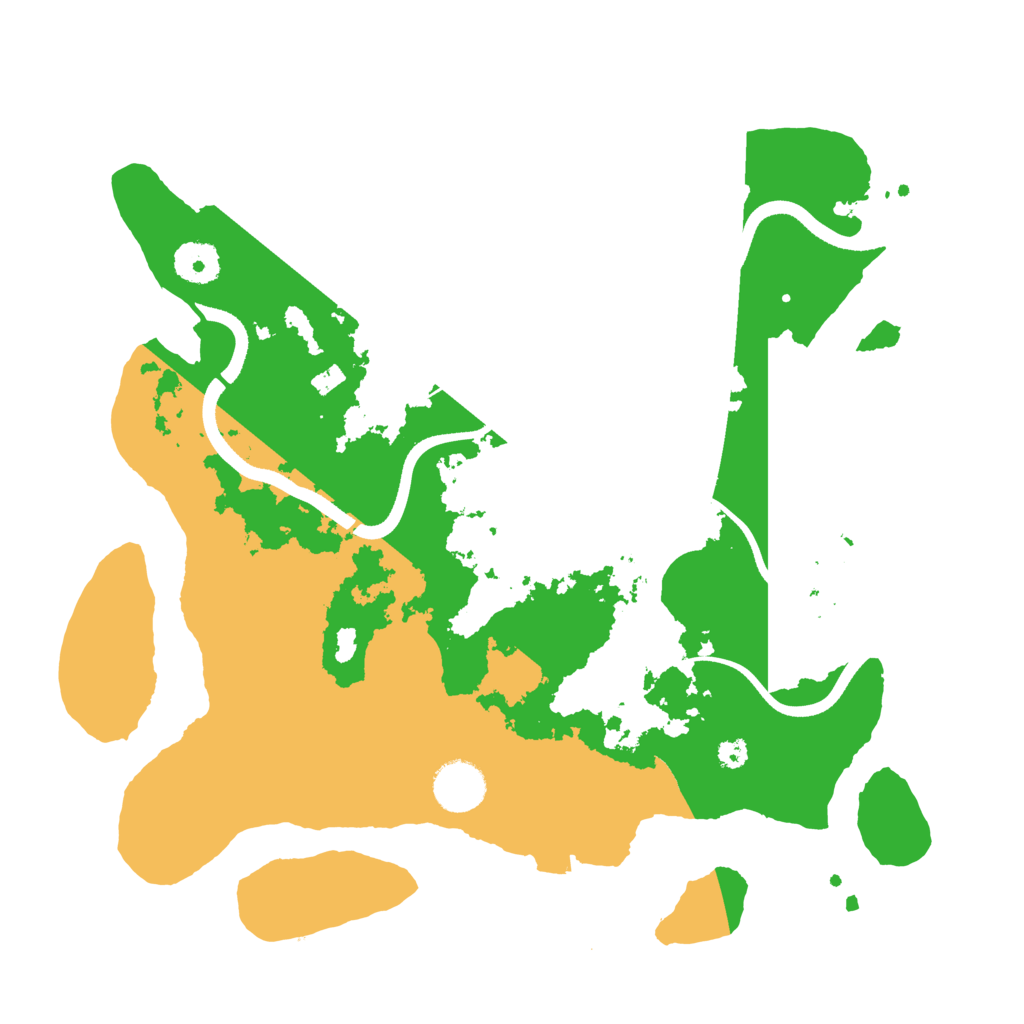 Biome Rust Map: Procedural Map, Size: 3500, Seed: 1875082387