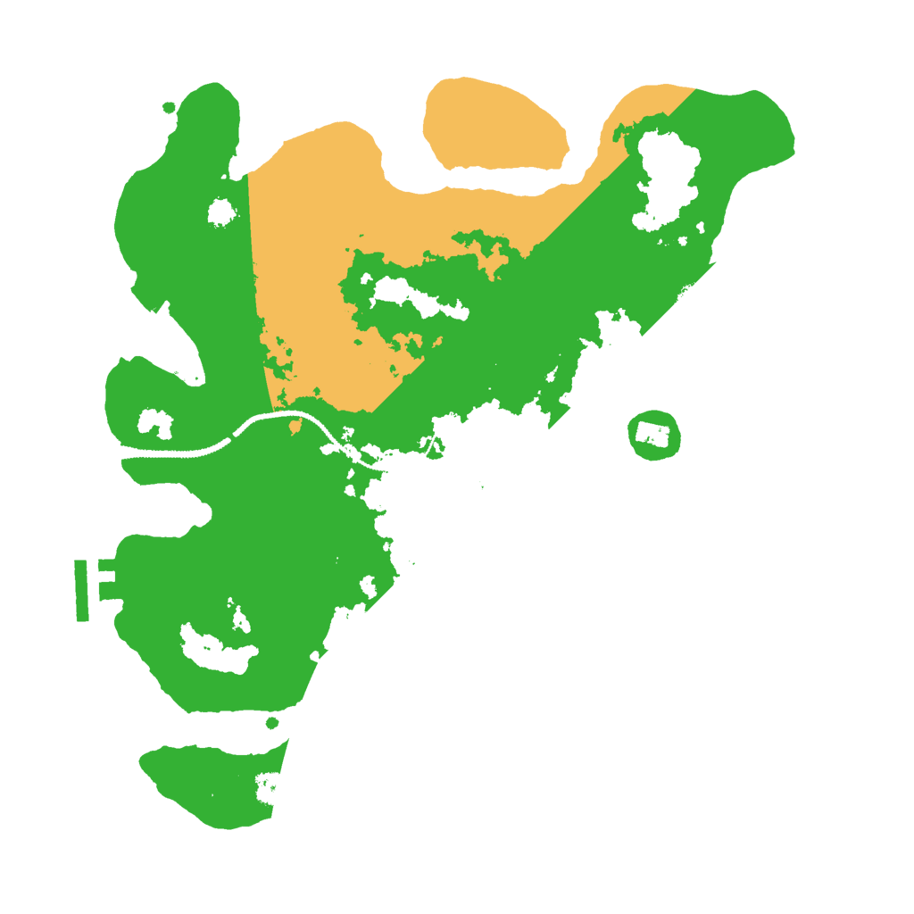 Biome Rust Map: Procedural Map, Size: 3000, Seed: 608232551