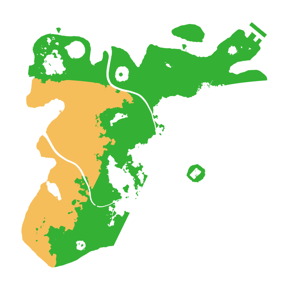 Biome Rust Map: Procedural Map, Size: 3000, Seed: 93143