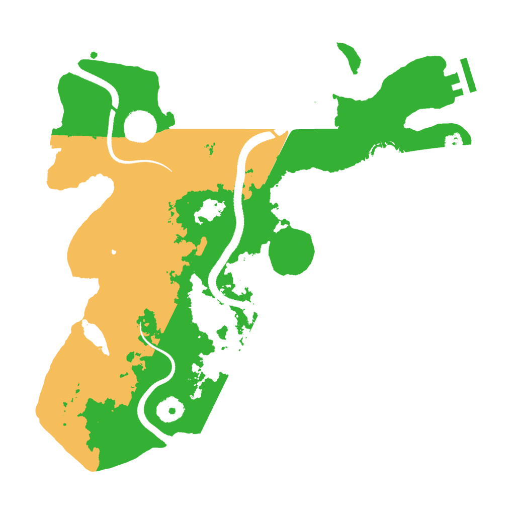 Biome Rust Map: Procedural Map, Size: 3000, Seed: 93143