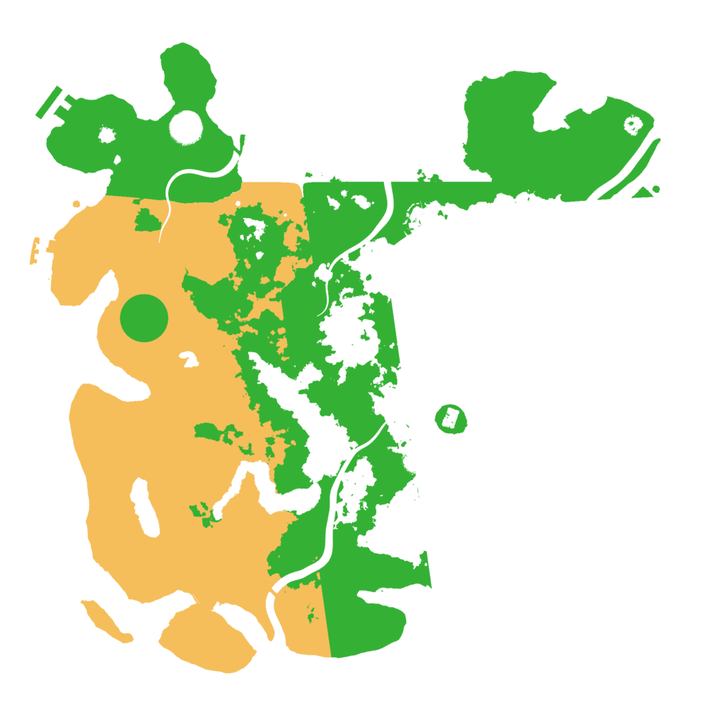 Biome Rust Map: Procedural Map, Size: 4000, Seed: 27399341