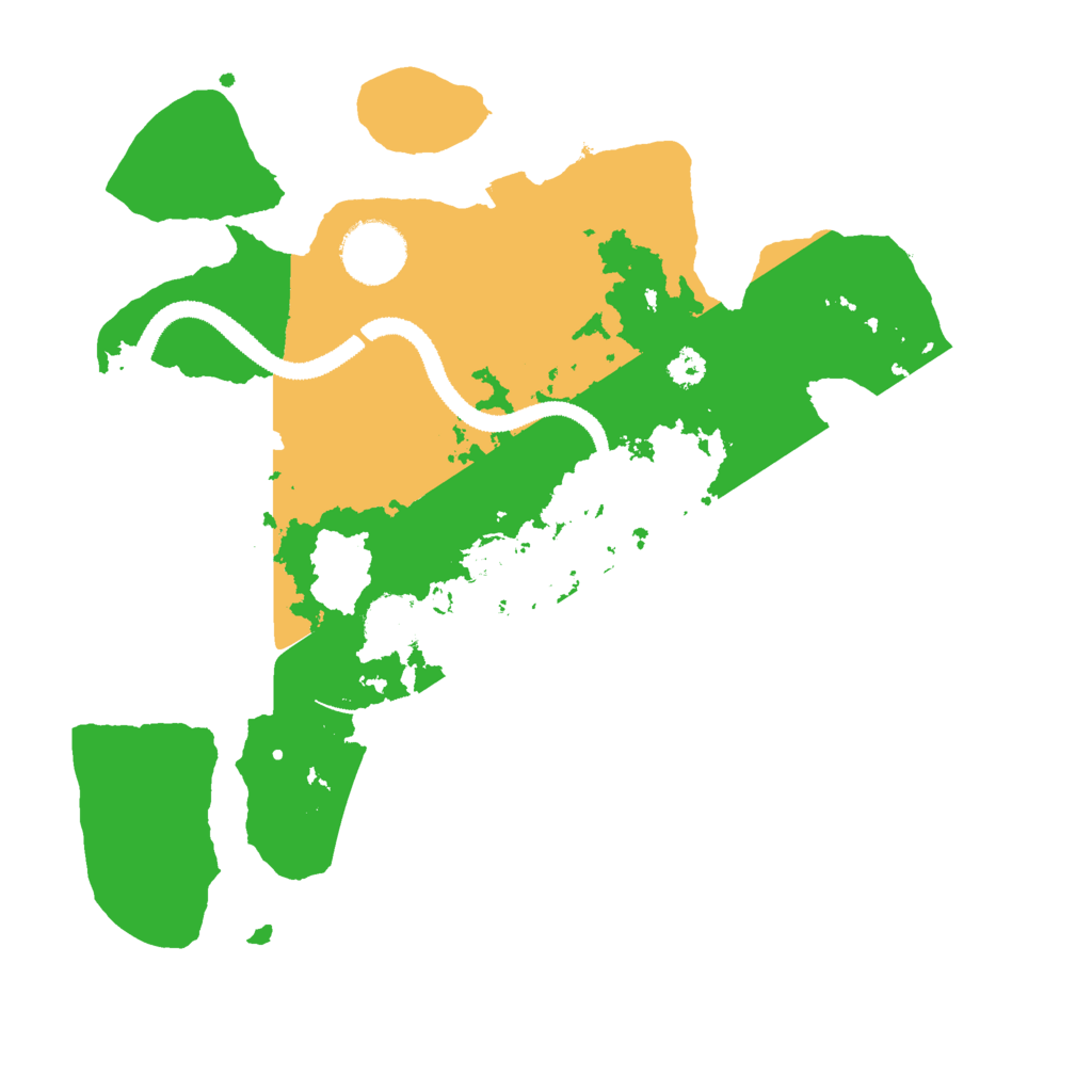 Biome Rust Map: Procedural Map, Size: 3000, Seed: 635864633