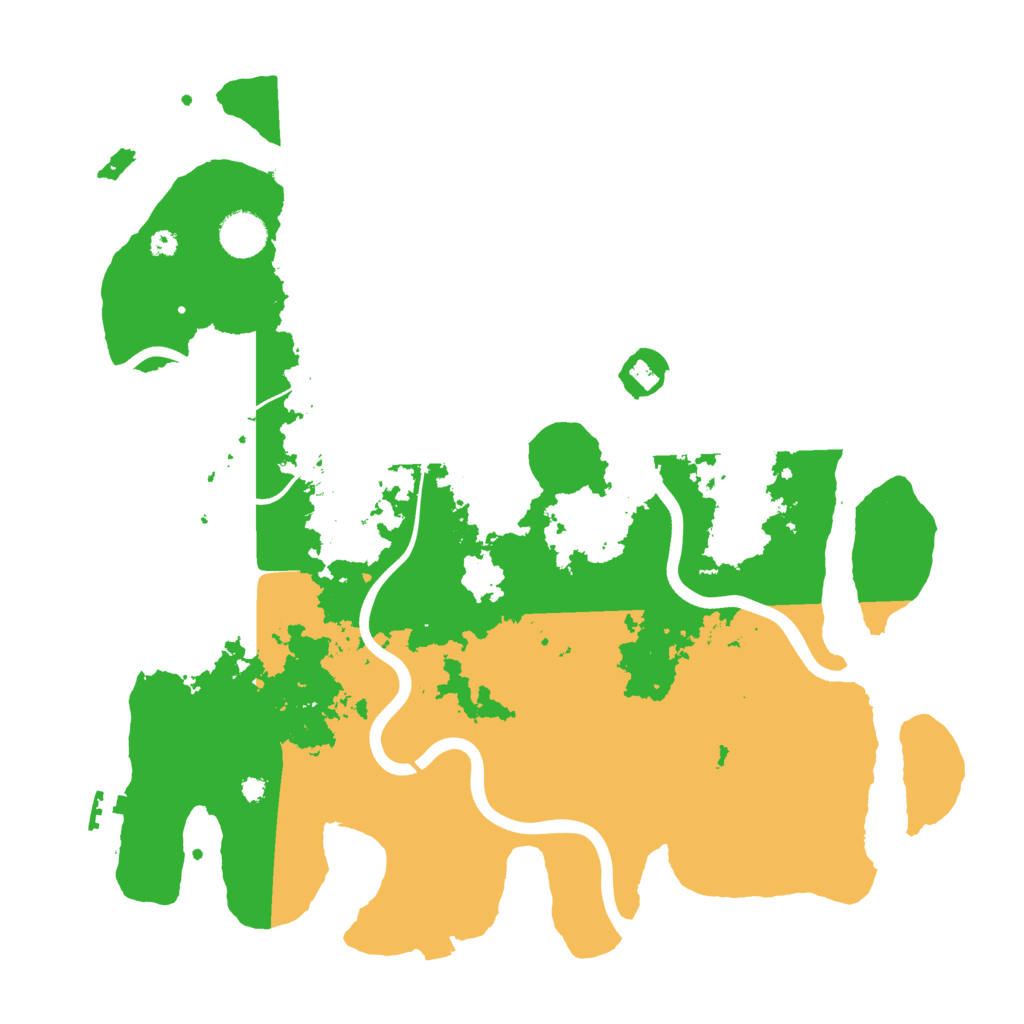 Biome Rust Map: Procedural Map, Size: 3850, Seed: 18885