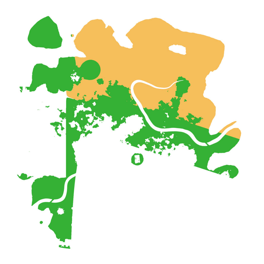 Biome Rust Map: Procedural Map, Size: 3500, Seed: 1925848524