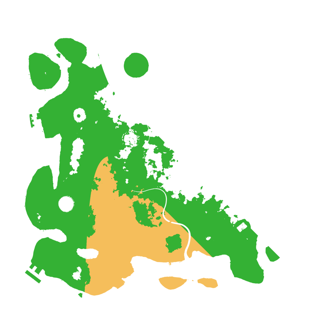 Biome Rust Map: Procedural Map, Size: 3600, Seed: 928223