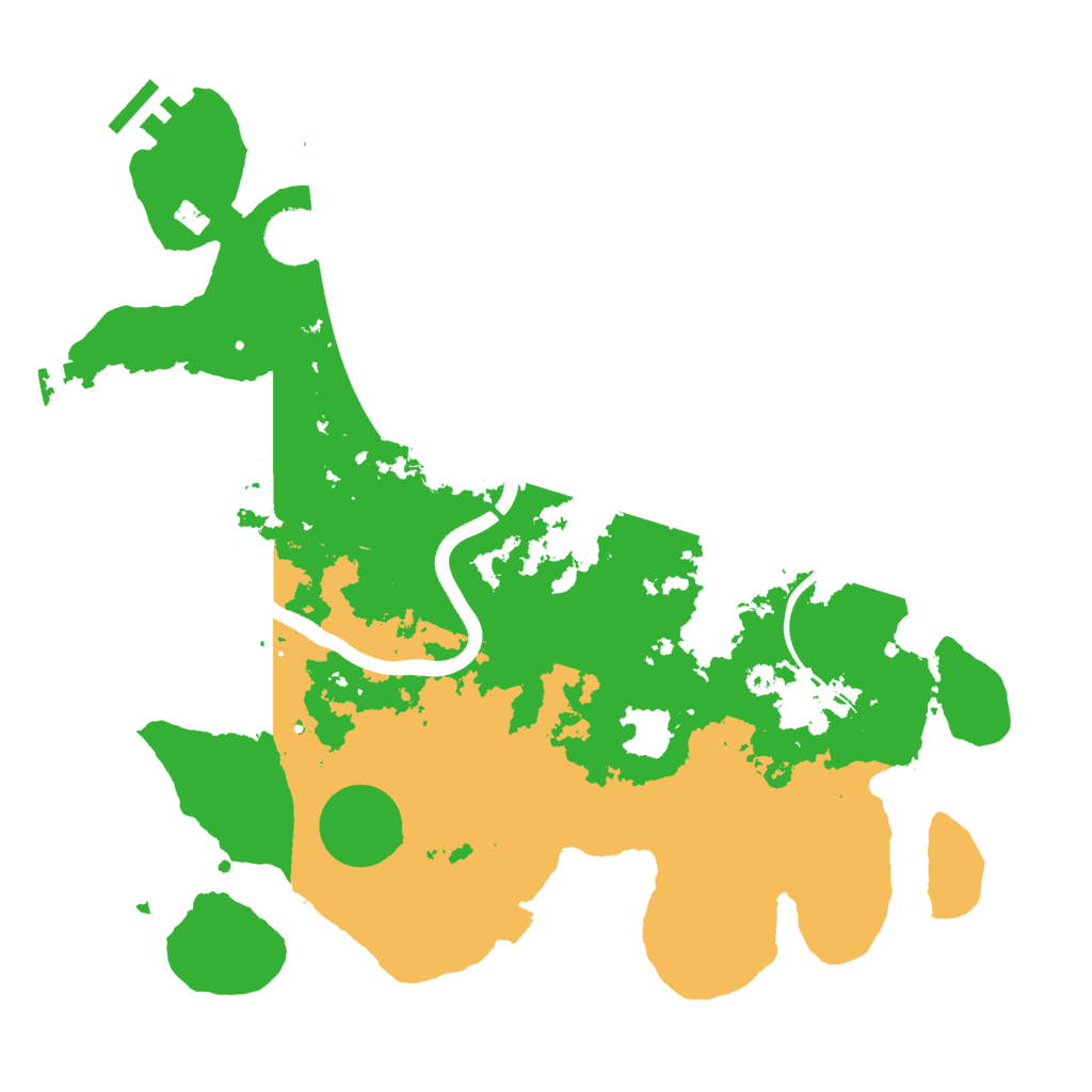 Biome Rust Map: Procedural Map, Size: 3500, Seed: 35309568