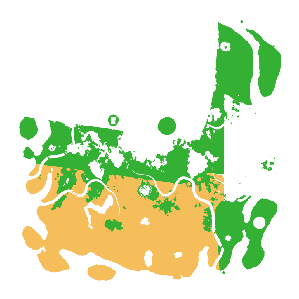 Biome Rust Map: Procedural Map, Size: 4500, Seed: 640624597