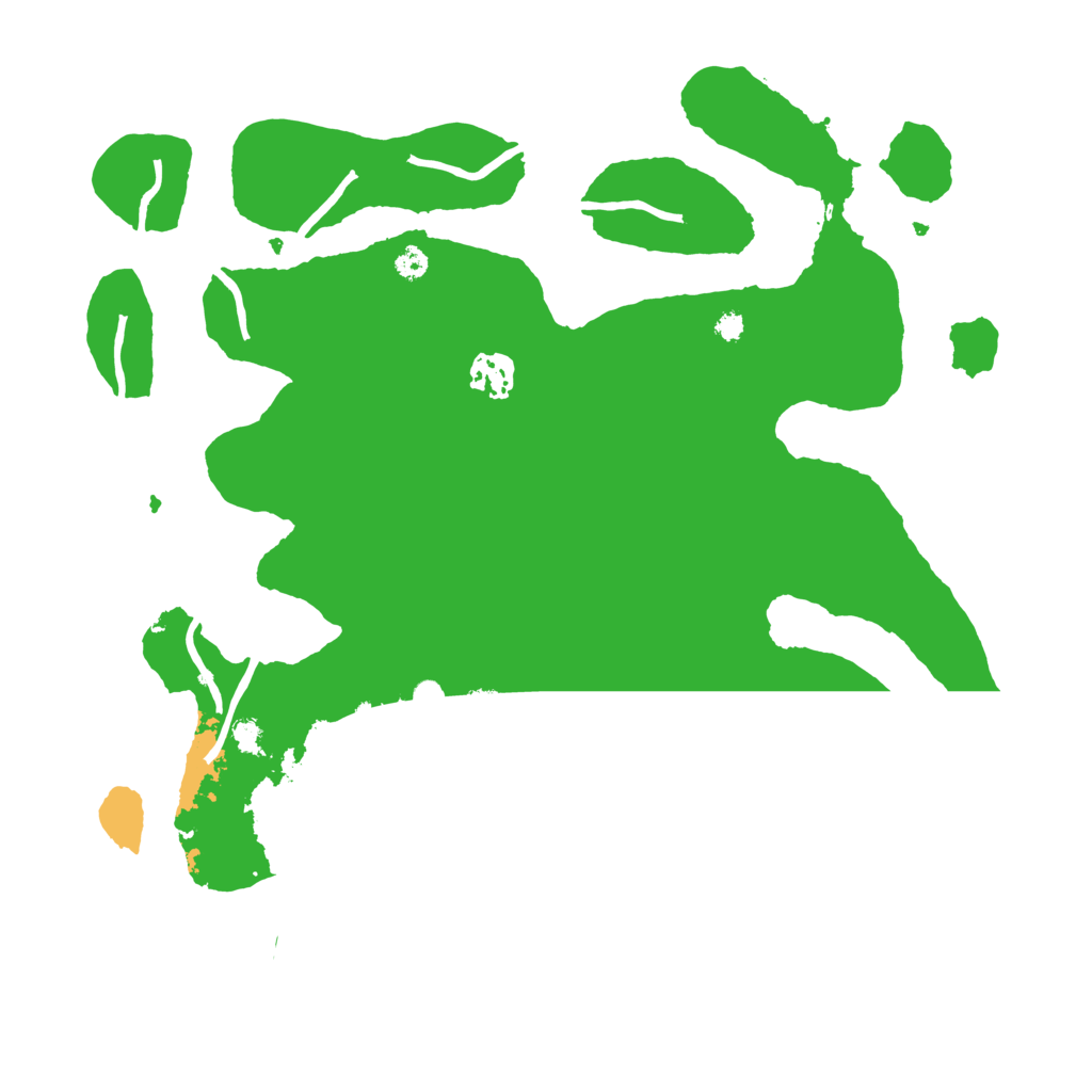 Biome Rust Map: Procedural Map, Size: 3500, Seed: 2536