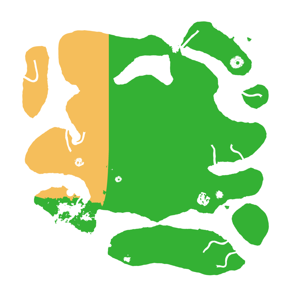 Biome Rust Map: Procedural Map, Size: 3500, Seed: 8368354