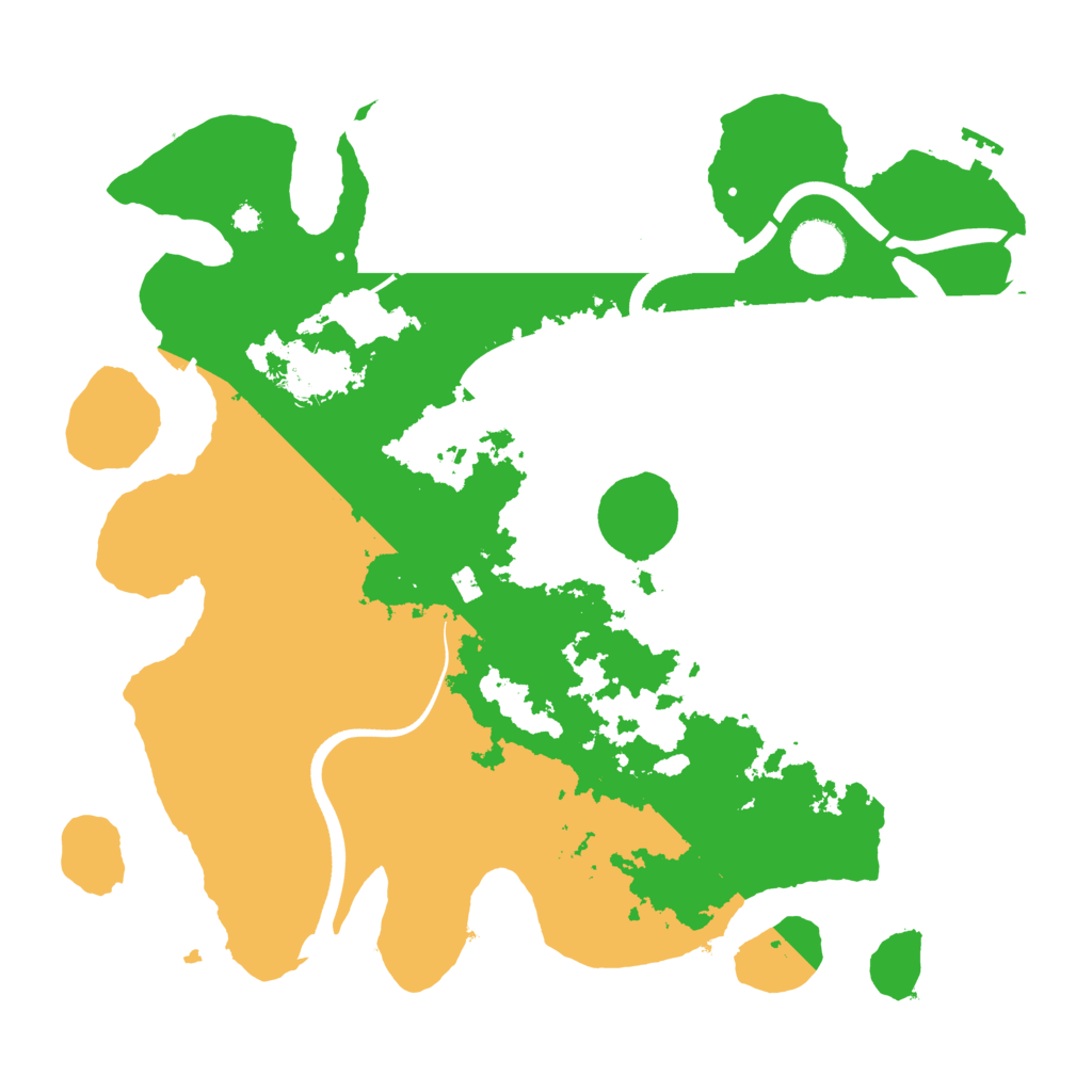 Biome Rust Map: Procedural Map, Size: 3600, Seed: 379681439