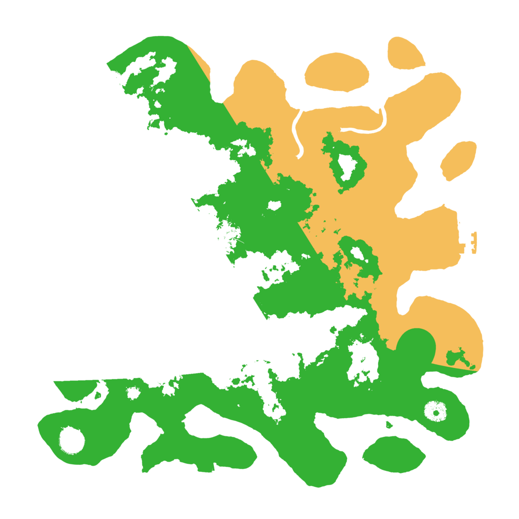 Biome Rust Map: Procedural Map, Size: 3600, Seed: 192278222