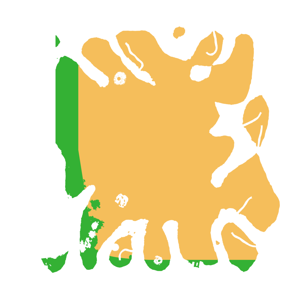 Biome Rust Map: Procedural Map, Size: 3500, Seed: 448745