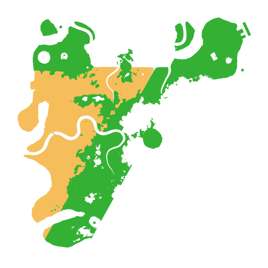 Biome Rust Map: Procedural Map, Size: 3800, Seed: 78