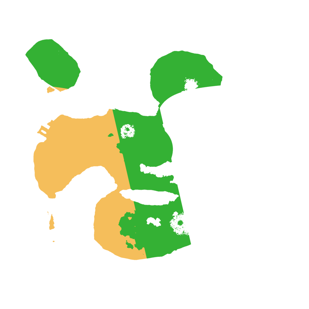 Biome Rust Map: Procedural Map, Size: 2200, Seed: 535018029