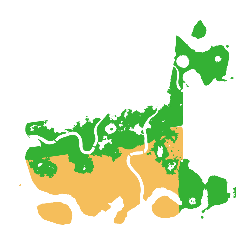 Biome Rust Map: Procedural Map, Size: 3500, Seed: 7657