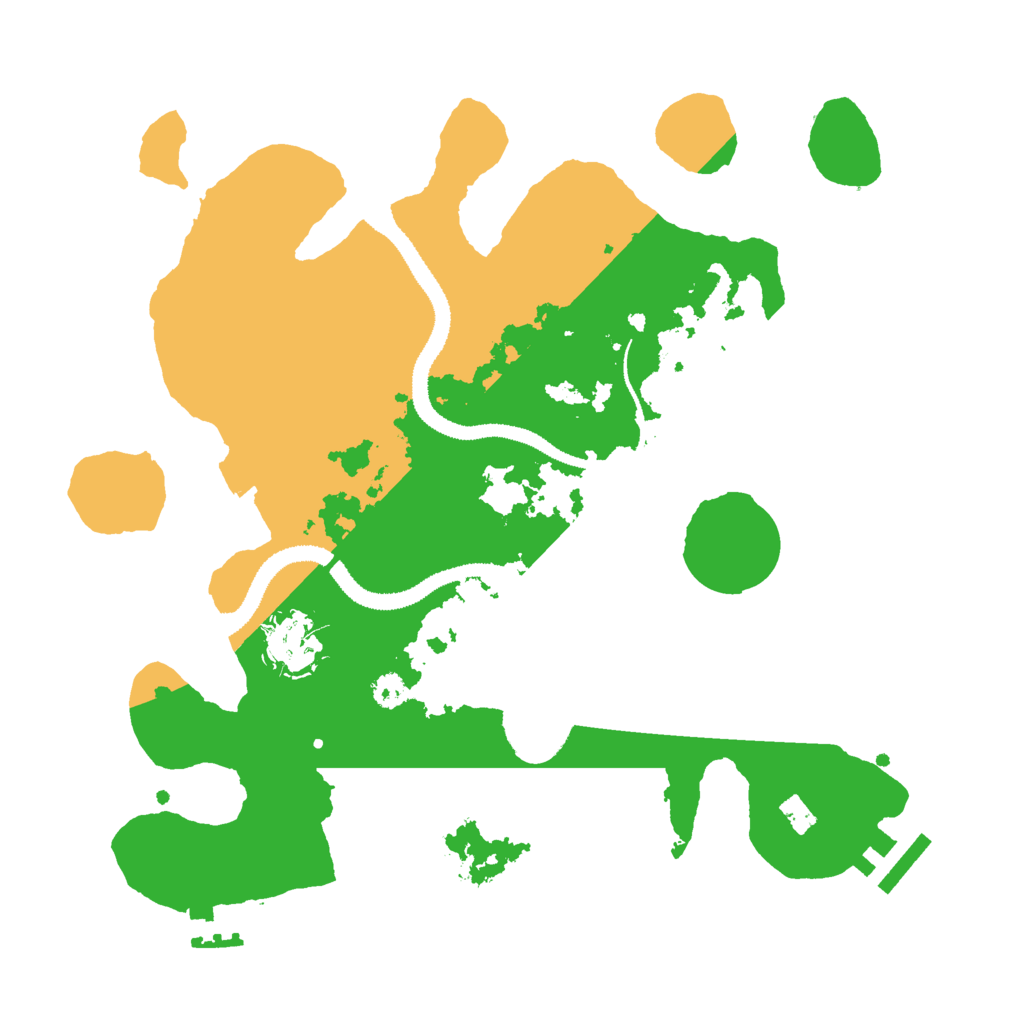 Biome Rust Map: Procedural Map, Size: 3000, Seed: 637526479