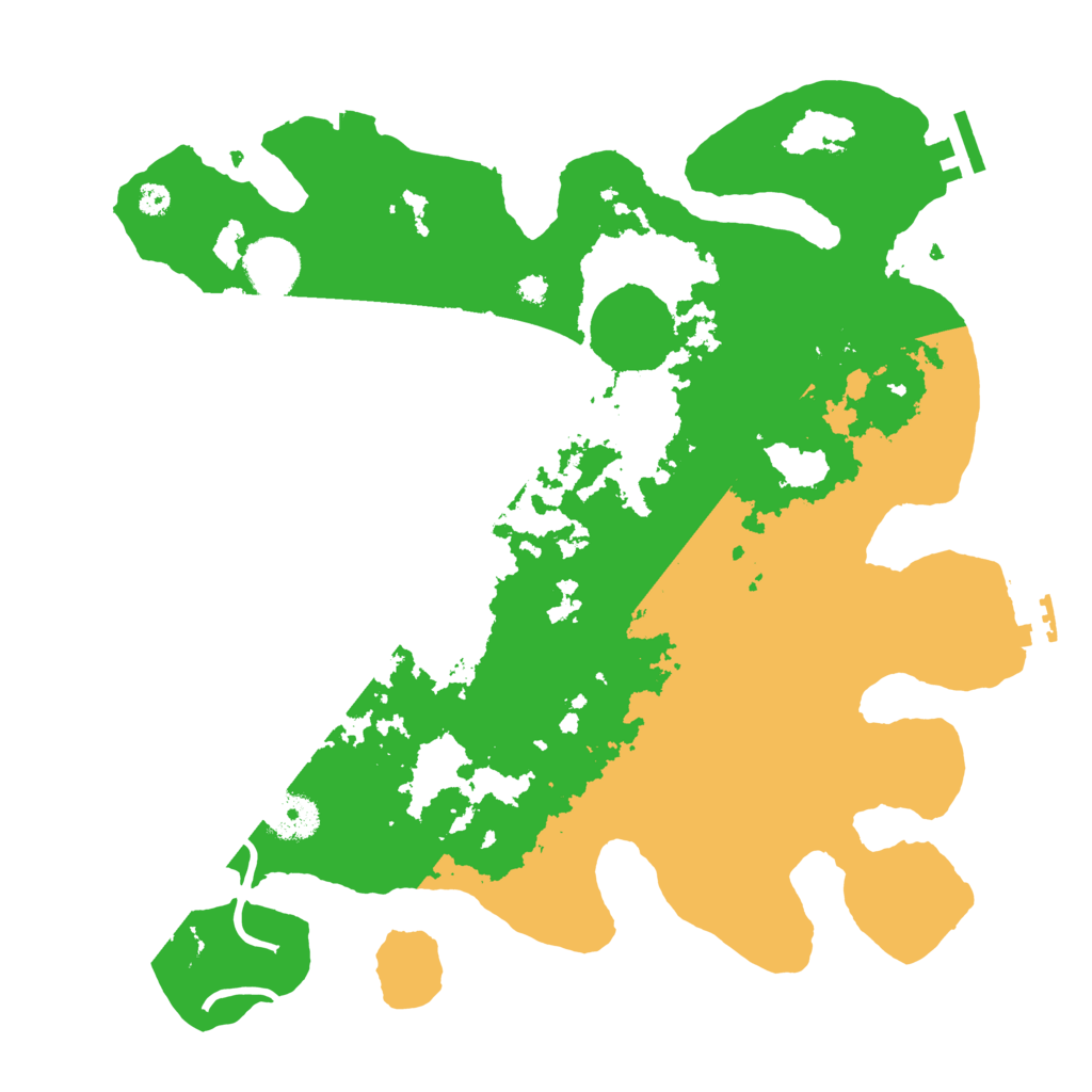 Biome Rust Map: Procedural Map, Size: 3500, Seed: 153961604