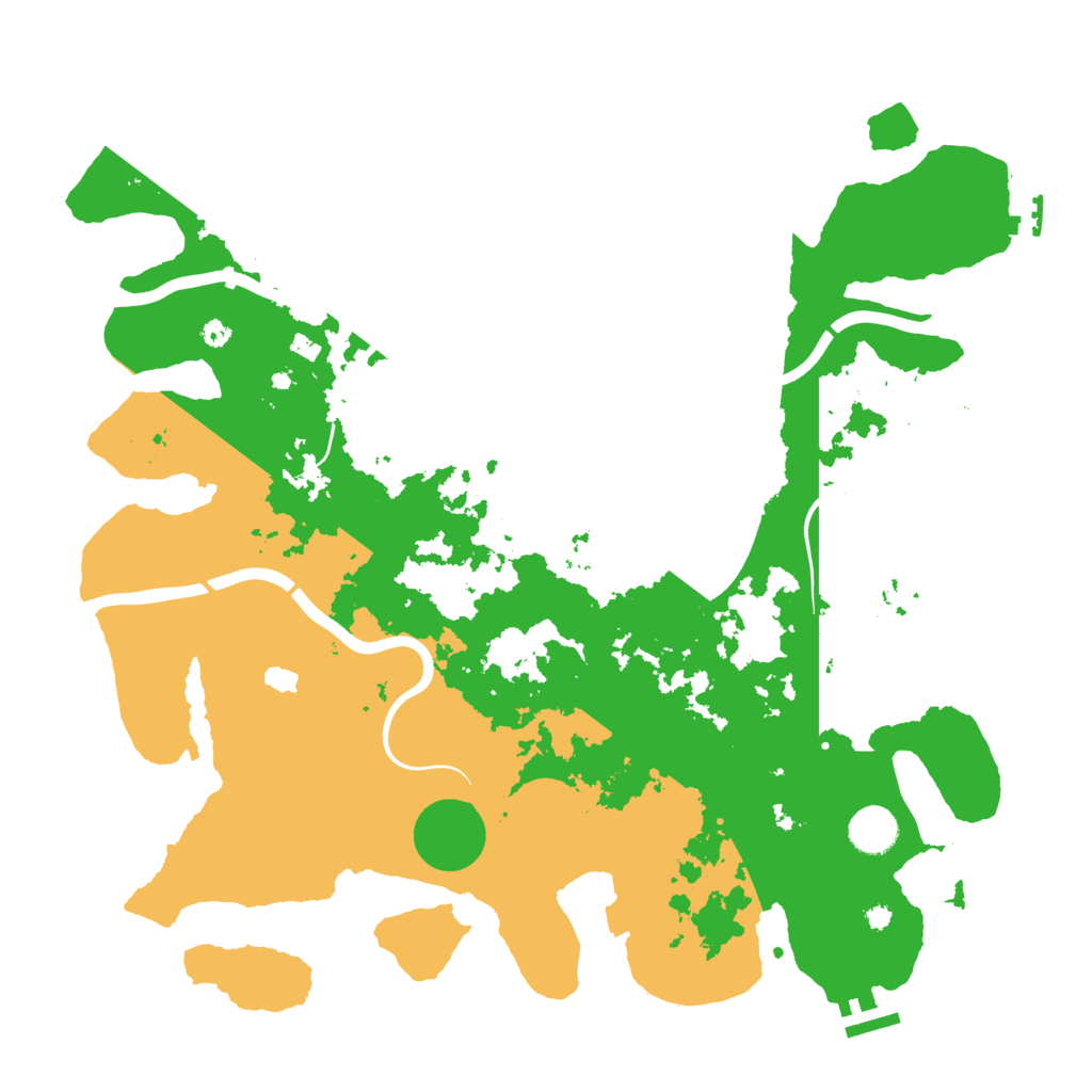 Biome Rust Map: Procedural Map, Size: 4000, Seed: 577686591