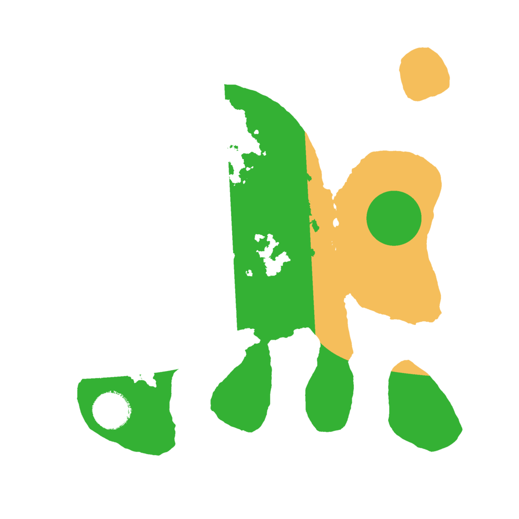 Biome Rust Map: Barren, Size: 2500, Seed: 369559