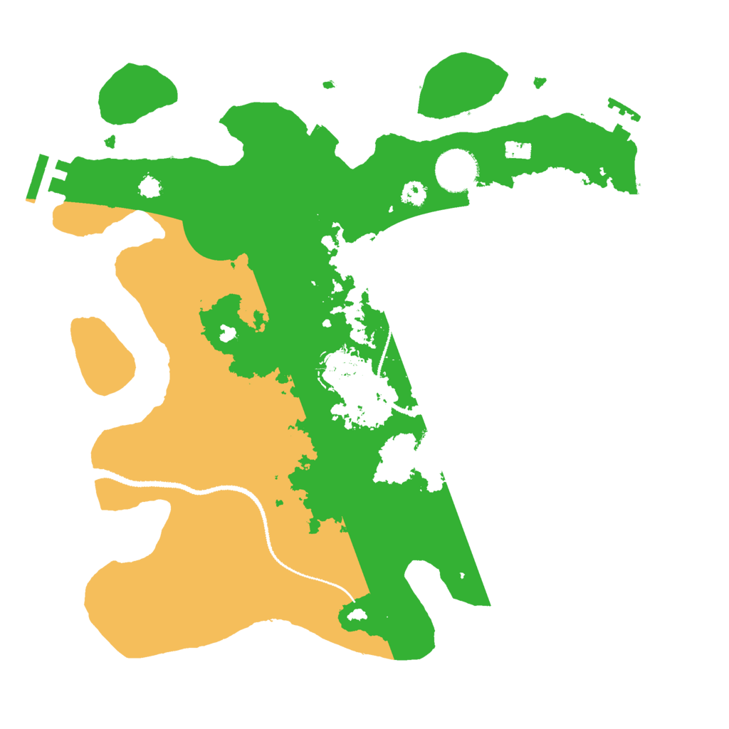 Biome Rust Map: Procedural Map, Size: 3000, Seed: 1036738586