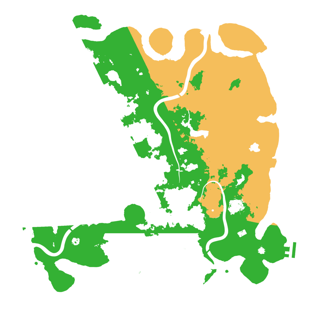 Biome Rust Map: Procedural Map, Size: 4000, Seed: 211721
