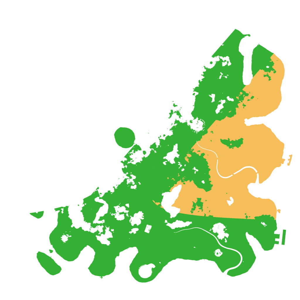 Biome Rust Map: Procedural Map, Size: 4000, Seed: 690559163