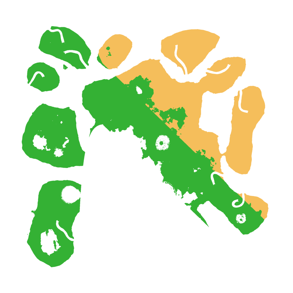 Biome Rust Map: Procedural Map, Size: 3000, Seed: 949267060