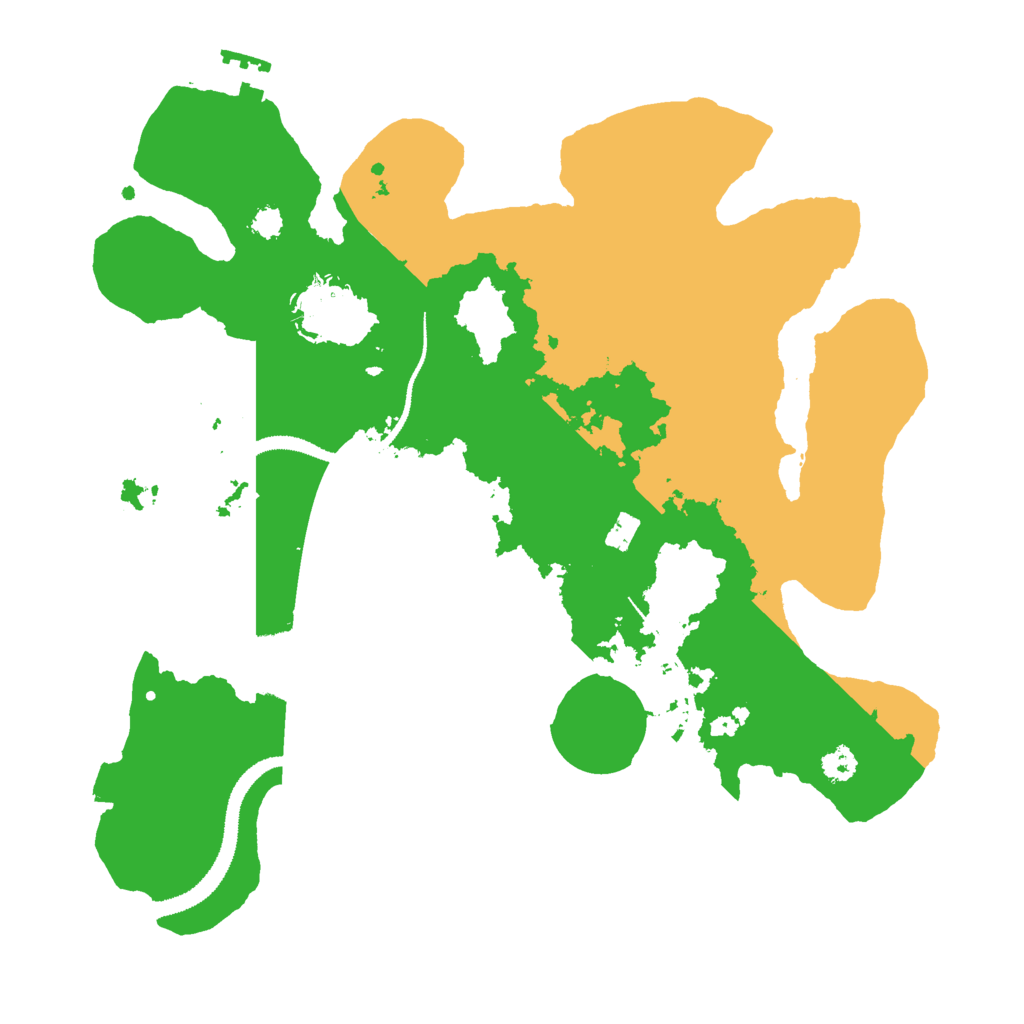 Biome Rust Map: Procedural Map, Size: 3000, Seed: 949267060